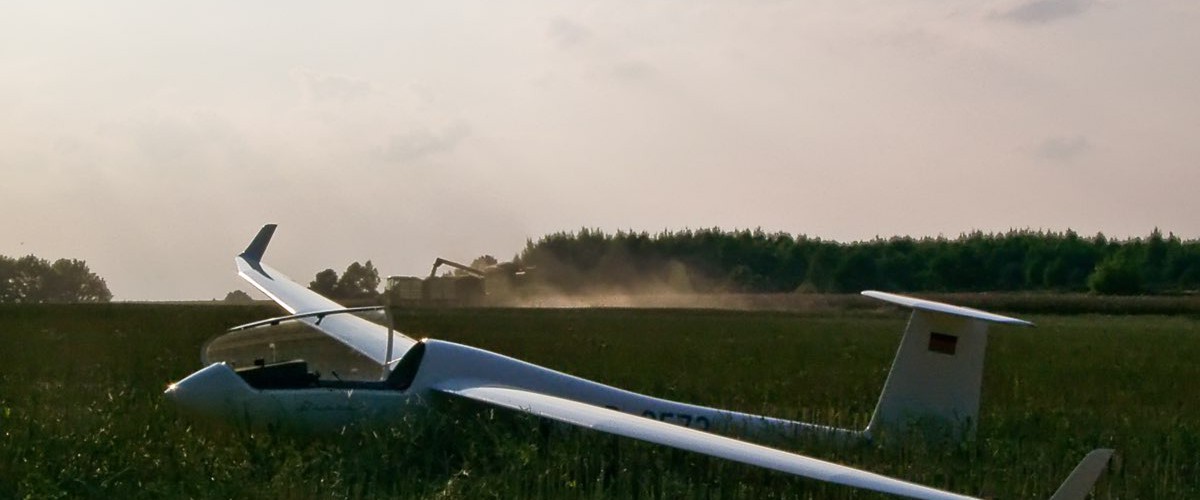 Außenlandung nach knapp 700 Kilometer