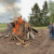 Osterfeuer ein voller Erfolg: Jugendliche luden zum gemeinsamem Osterfeuer ein